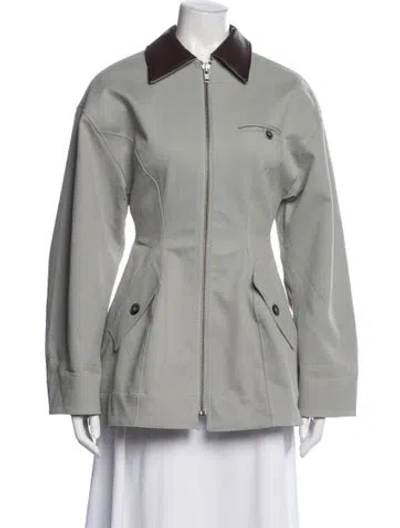 Pre-owned Helsa Jacket In Gray