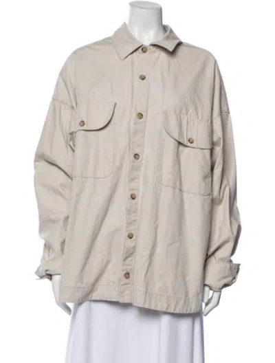 Pre-owned Helsa Jacket In Neutral