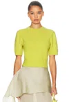 Helsa Jesebelle Knit Top In Yellow