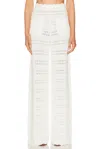 Helsa Kaitltn Scalloped Pant In White