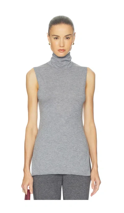 Helsa Kerstin Sleeveless Turtleneck In Blue