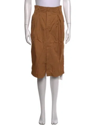Pre-owned Helsa Knee-length Skirt In Brown