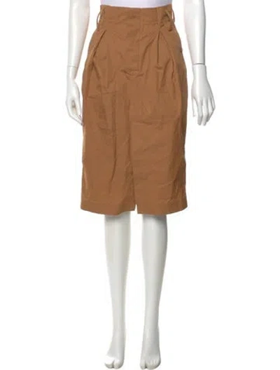 Pre-owned Helsa Knee-length Skirt In Neutral
