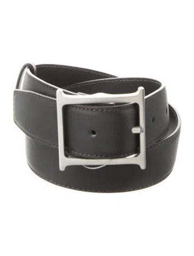 Pre-owned Helsa Leather Belt In Black