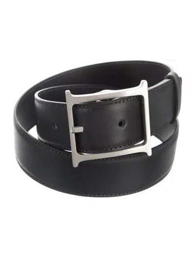 Pre-owned Helsa Leather Belt In Black