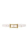 Helsa Logo Mini Belt In White