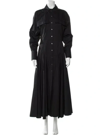 Pre-owned Helsa Long Dress In Black