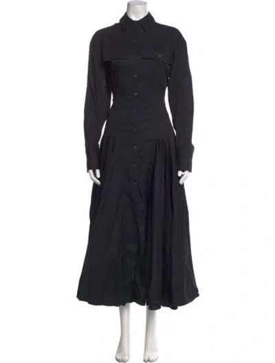 Pre-owned Helsa Long Dress In Black