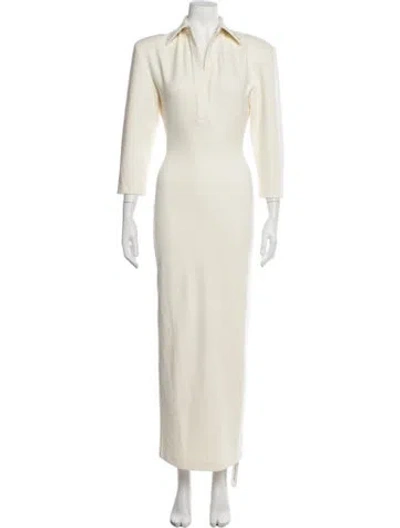 Pre-owned Helsa Long Dress W/ Tags In Neutrals