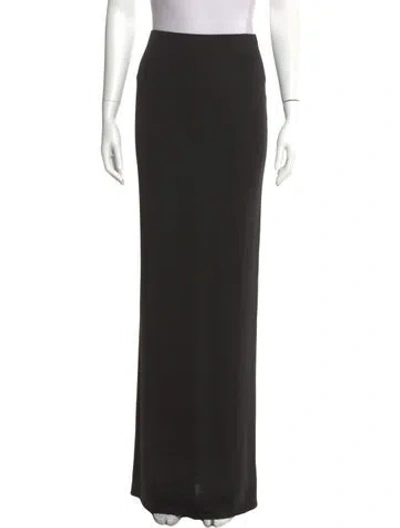 Pre-owned Helsa Long Skirt In Black