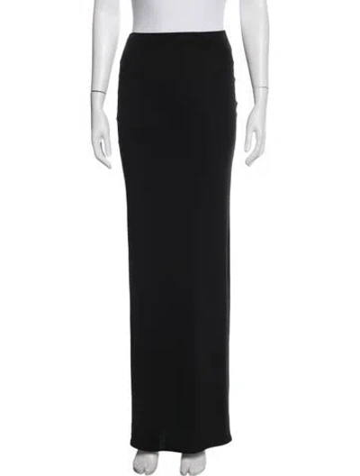 Pre-owned Helsa Long Skirt In Black