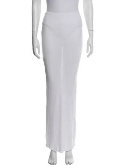 Pre-owned Helsa Long Skirt In Gray
