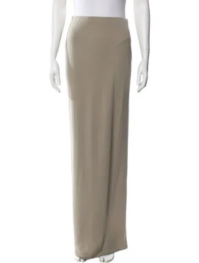 Pre-owned Helsa Long Skirt In Neutral