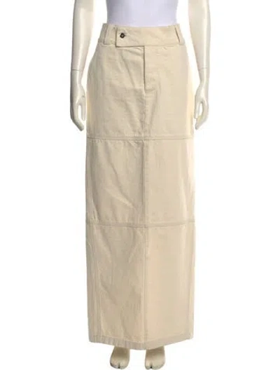 Pre-owned Helsa Long Skirt In Neutral