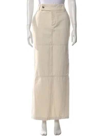 Pre-owned Helsa Long Skirt In Neutral