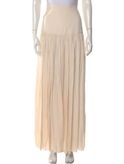 Pre-owned Helsa Long Skirt In Neutral