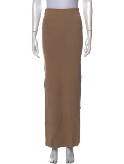 Pre-owned Helsa Long Skirt In Neutrals