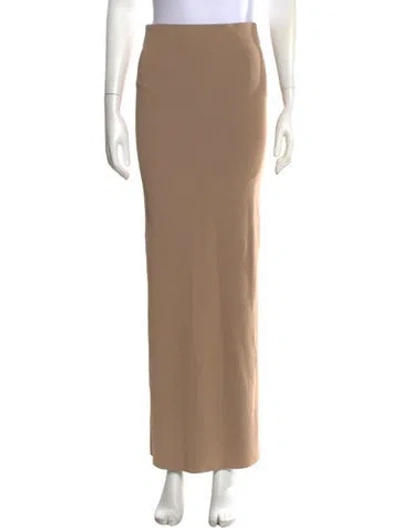 Pre-owned Helsa Long Skirt In Neutrals