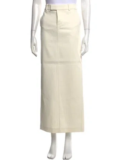 Pre-owned Helsa Long Skirt In Neutrals