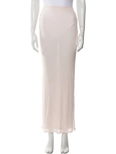Pre-owned Helsa Long Skirt In Pink