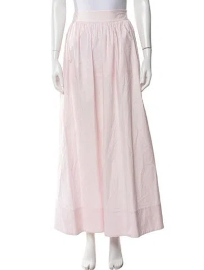 Pre-owned Helsa Long Skirt In Pink