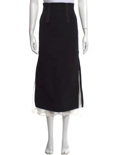 Pre-owned Helsa Long Skirt W/ Tags In Black