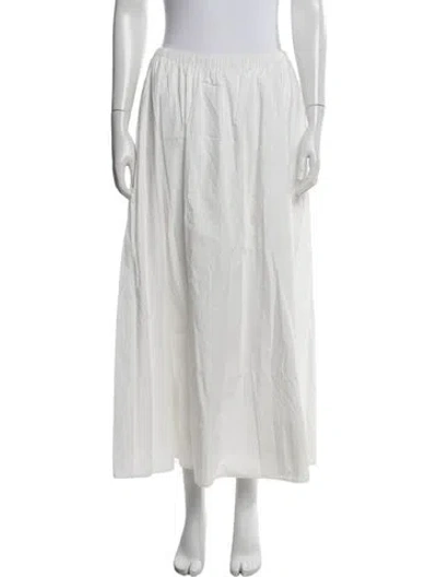 Pre-owned Helsa Long Skirt In White