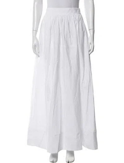 Pre-owned Helsa Long Skirt In White
