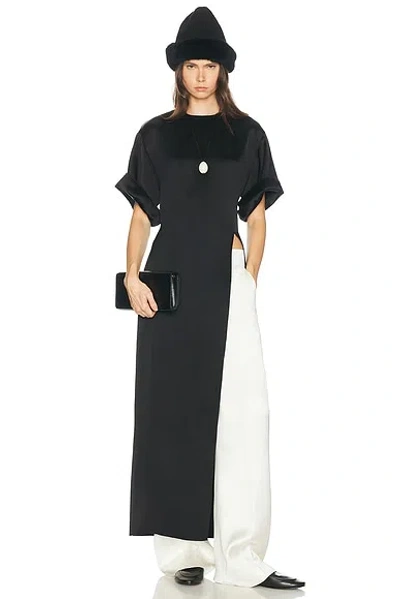 Helsa Longline Shirt In Black