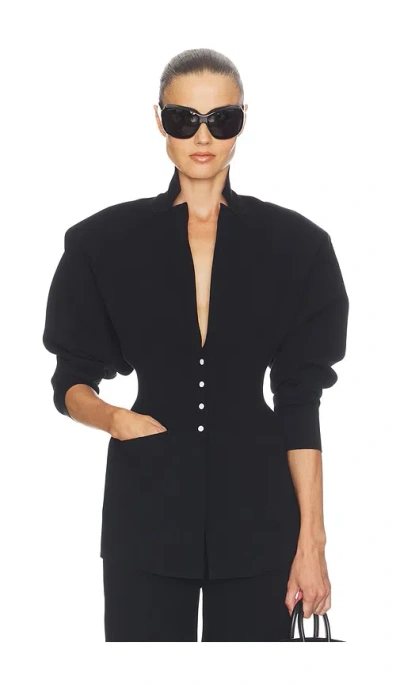 Helsa Louisse Structured Blazer In Black