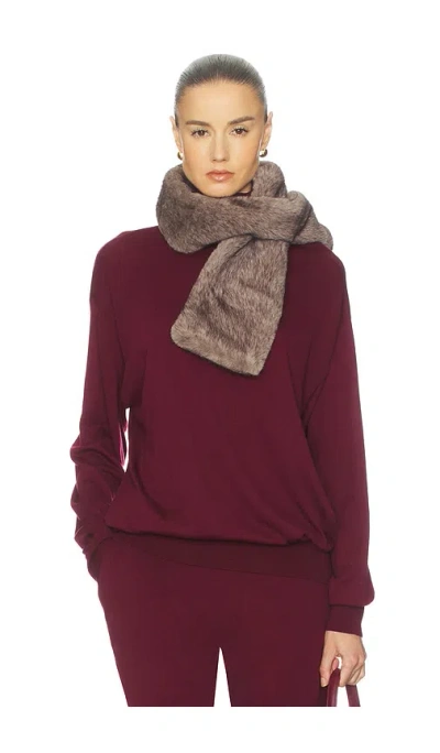 Helsa Madeira Oversized Turtleneck In Burgundy