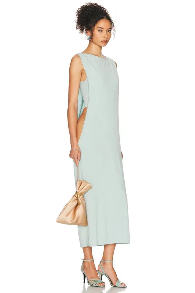 Helsa Mayumi Open Side Dress In Blue
