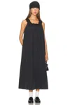 Helsa Midi Dress With Lace In Black