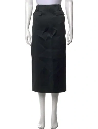 Pre-owned Helsa Midi Length Skirt In Black