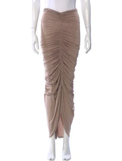 Pre-owned Helsa Midi Length Skirt In Neutral