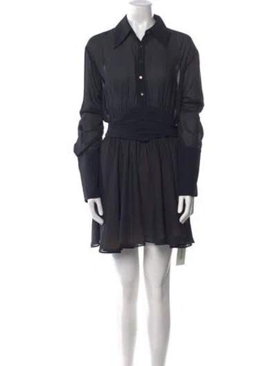 Pre-owned Helsa Mini Dress In Black