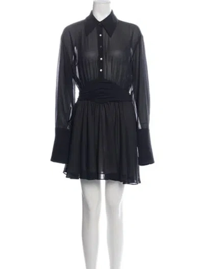 Pre-owned Helsa Mini Dress In Blue