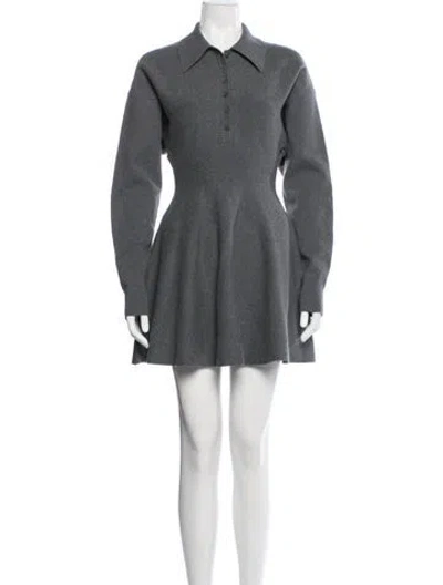 Pre-owned Helsa Mini Dress W/ Tags In Gray