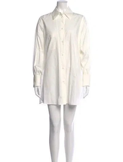 Pre-owned Helsa Mini Dress In White