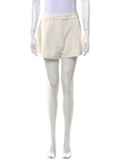 Pre-owned Helsa Mini Shorts In White