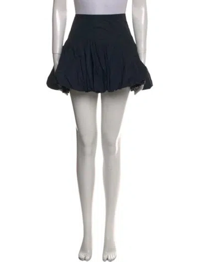 Pre-owned Helsa Mini Skirt In Black
