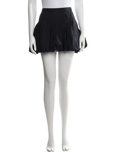 Pre-owned Helsa Mini Skirt In Black