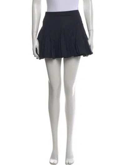 Pre-owned Helsa Mini Skirt In Blue