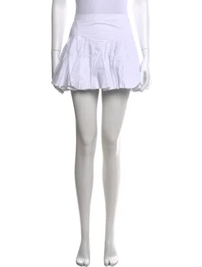 Pre-owned Helsa Mini Skirt In Grey