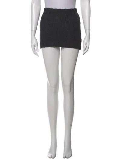 Pre-owned Helsa Mini Skirt In Neutral