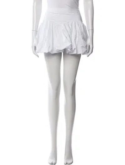 Pre-owned Helsa Mini Skirt W/ Tags In White