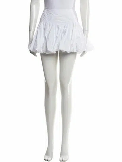 Pre-owned Helsa Mini Skirt In White