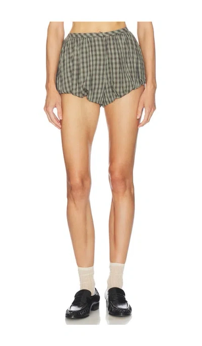 Helsa Novelty Puff Shorts In Multi