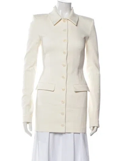 Pre-owned Helsa Nylon Blazer In Neutral