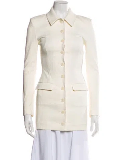 Pre-owned Helsa Nylon Coat In Neutral